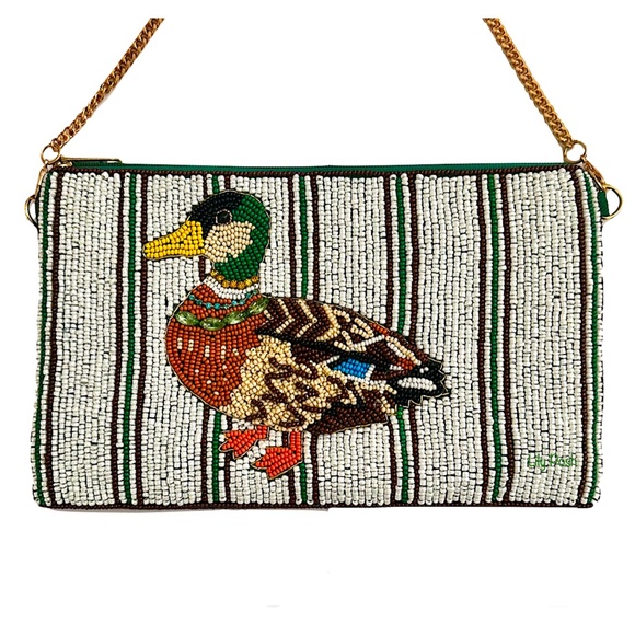 Ducks Crossbody Mini Clutch Bag, Football Game Day Bag, Phone Bag - Picture 2 of 3